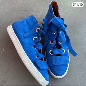 Derek Lam Vibrant Blue High-Top Sneakers